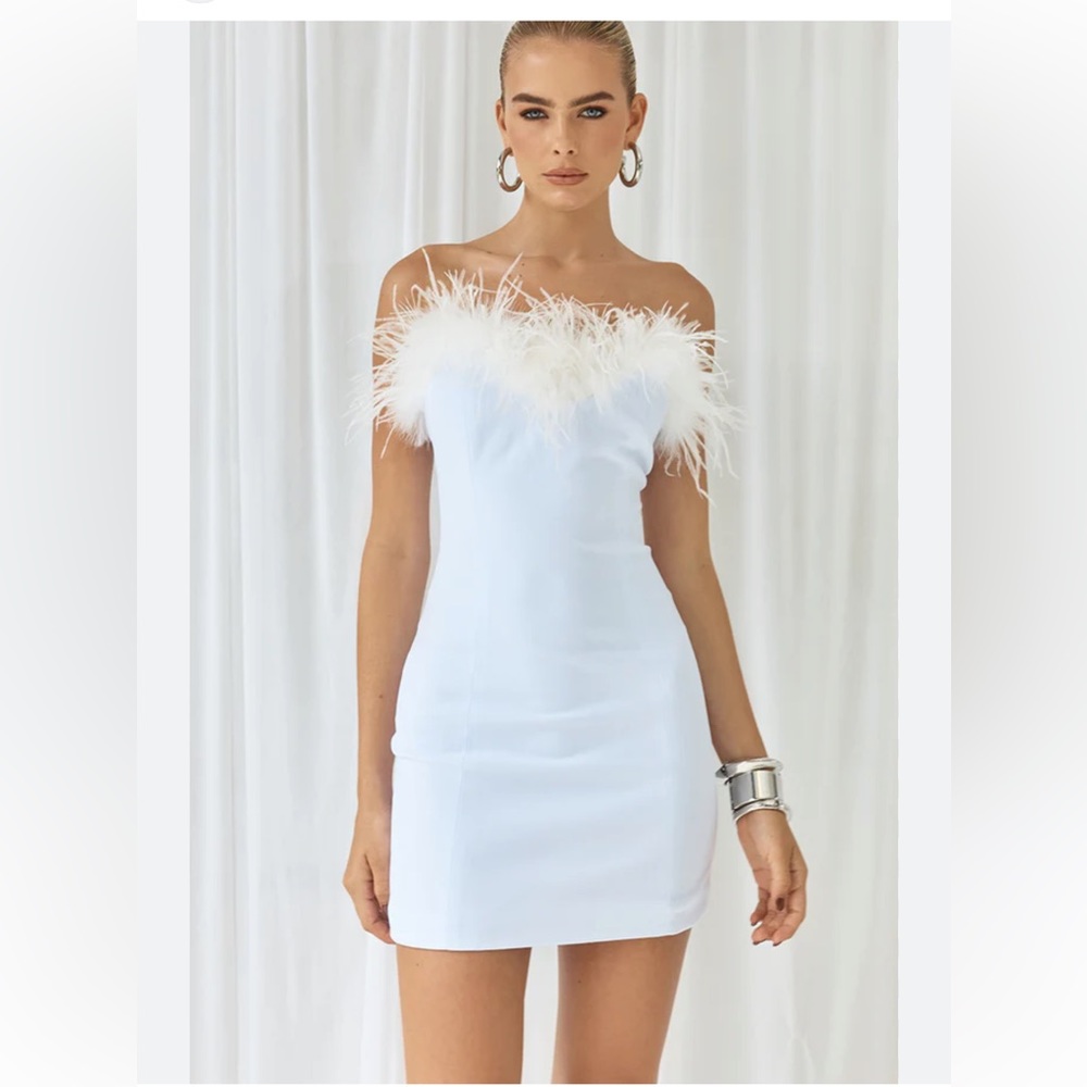 Runaway the label Valentina dress XS white